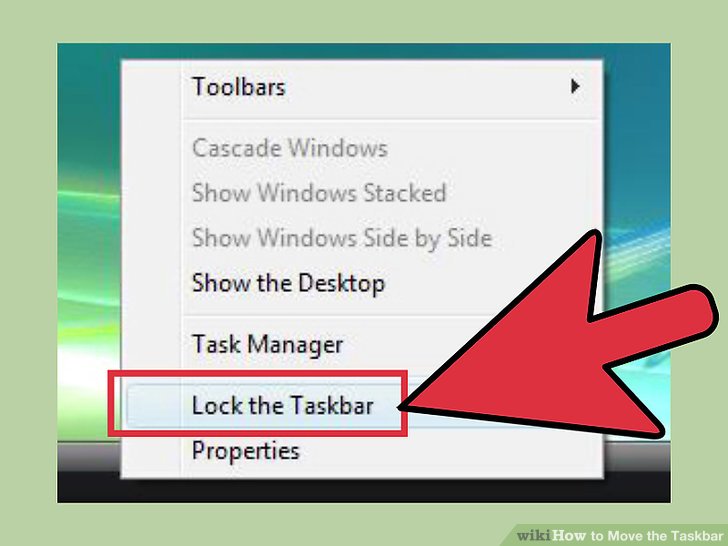 Windows Move Taskbar To Side